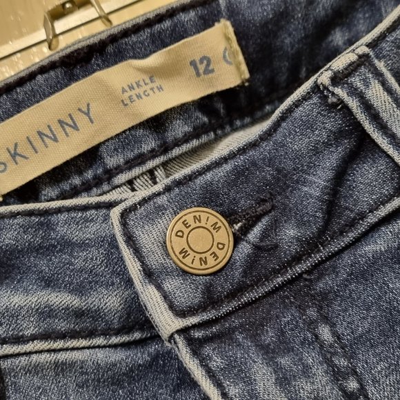 Biker Jeans Size 12 as NEW - Picture 3 of 4